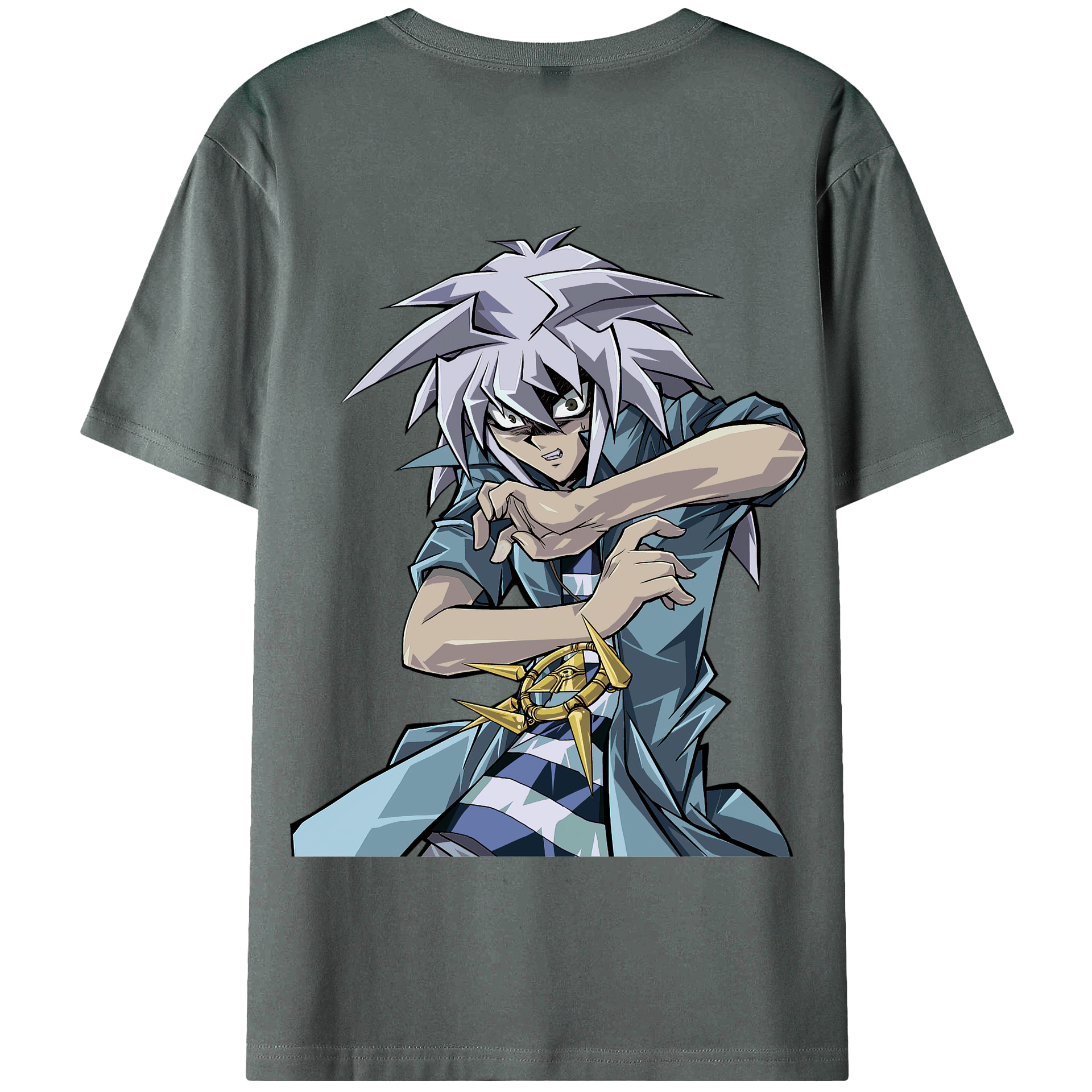 （画像用） 遊☆戯☆王 Yu-Gi-Oh! 綿100％半袖Tシャツ（背面プリント）